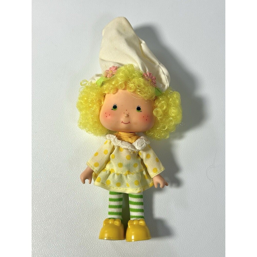 Vintage Kenner 1979 Strawberry Shortcake Lemon Meringue Doll Hat Yellow Hair